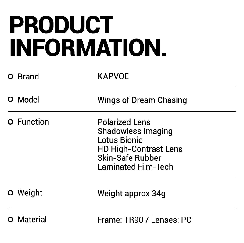 Kapvoe Photochromic Cycling Sunglasses UV400 MTB Road Bike Goggles Men Women