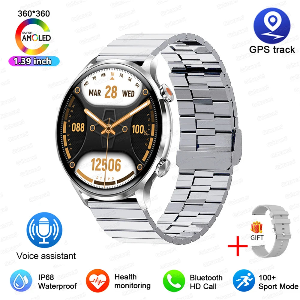 Vabena 2026 Smartwatch for Women & Men | AMOLED, GPS, IP68