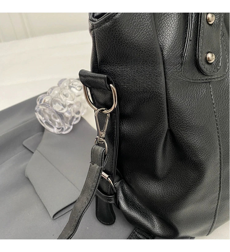 Vabena 2026 Soft Interior Shoulder Bags - High Quality Contrasting PU Handbags
