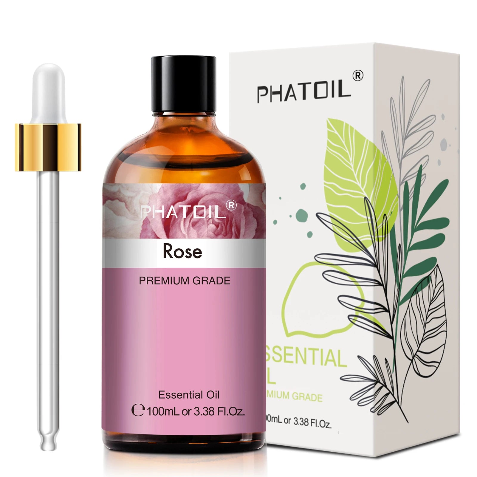 PHATOIL Premium Essential Oil Blend - Sandalwood, Lavender, Eucalyptus, Peppermint