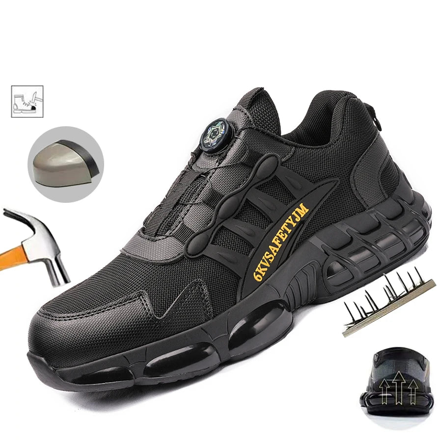 Manlegu Tough Safety Shoes - Ultimate Slip Resistance & Protection