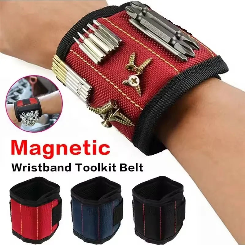 Magnetic Wristband Tool Holder - DIY Screws Nails Bits