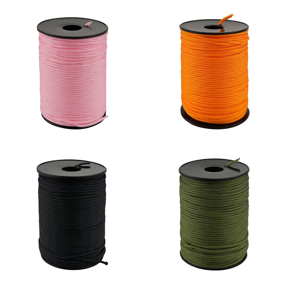Vabena 100M 3mm 5-Core Paracord Survival Rope - Camping Tent Lanyard