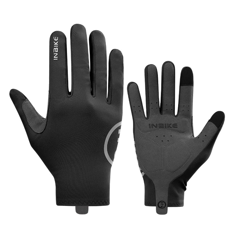 INBIKE Full Finger Touch Screen Cycling Gloves - MTB Road Bike Spring Summer