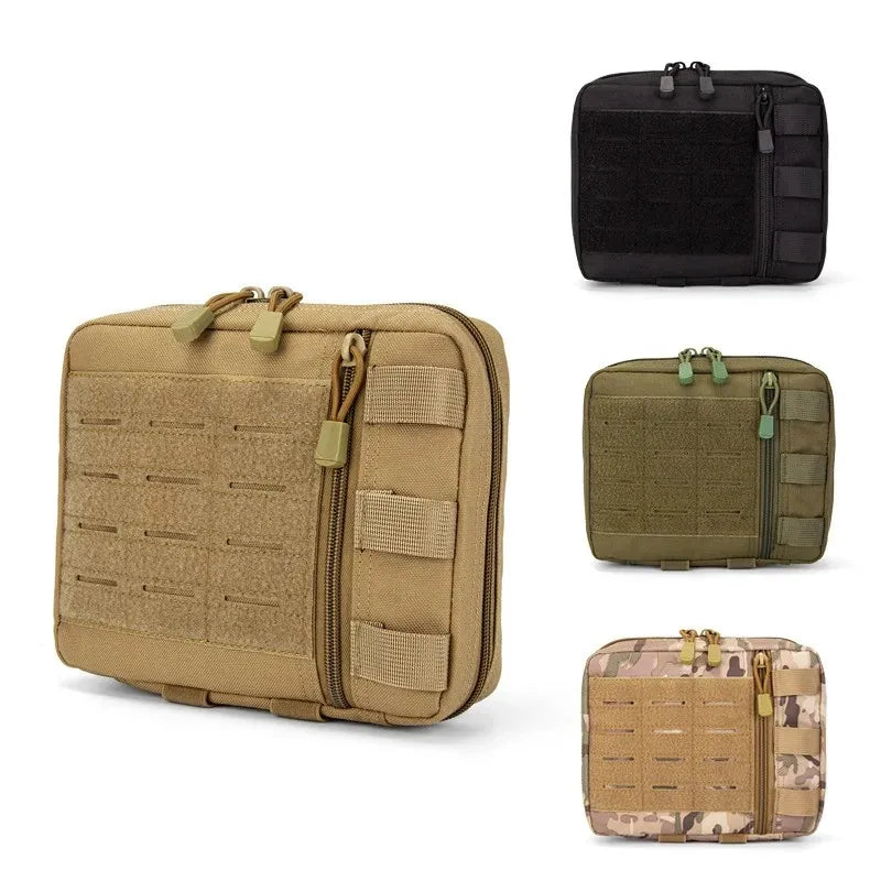 Tactical MOLLE Admin Pouch | Laser-Cut Utility & EDC Organizer Bag