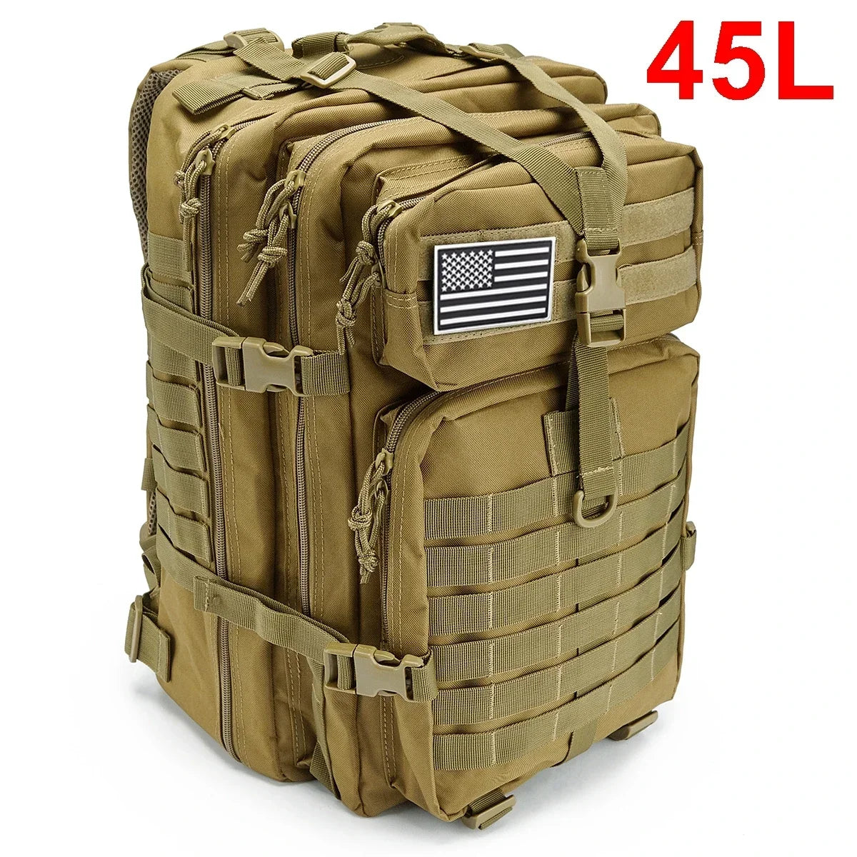 ReFire Gear 50L Tactical Assault Pack - Durable Military Backpack