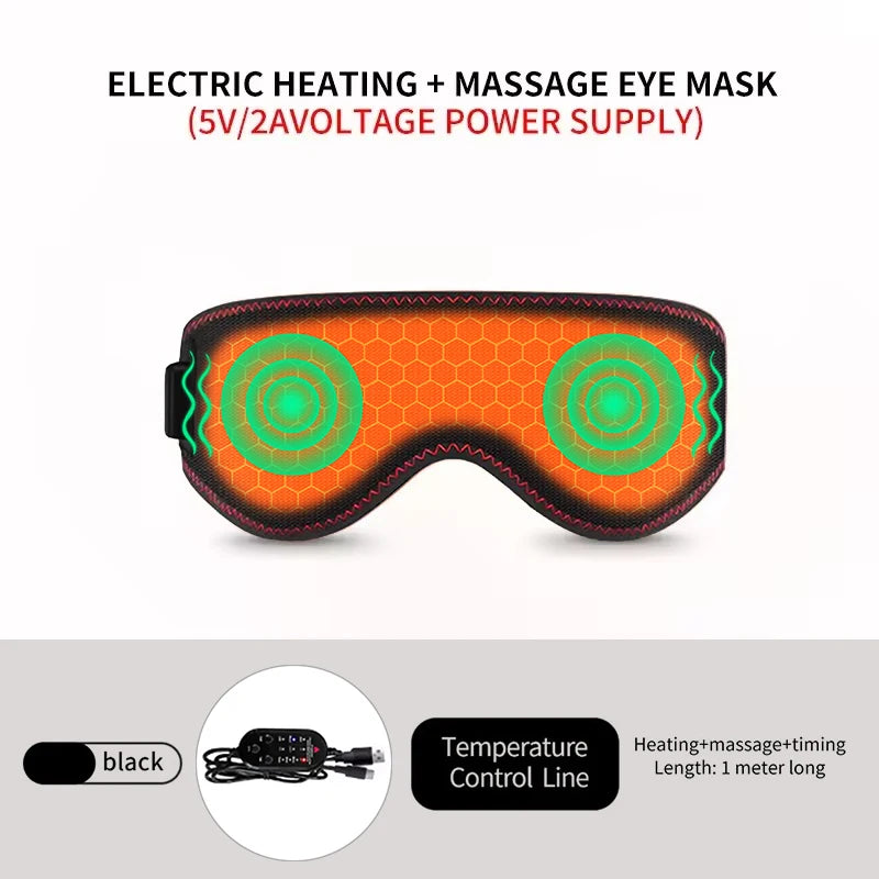 Vabena Heated Eye Mask for Dry Eyes - 3 Heat Levels & Hot Compress