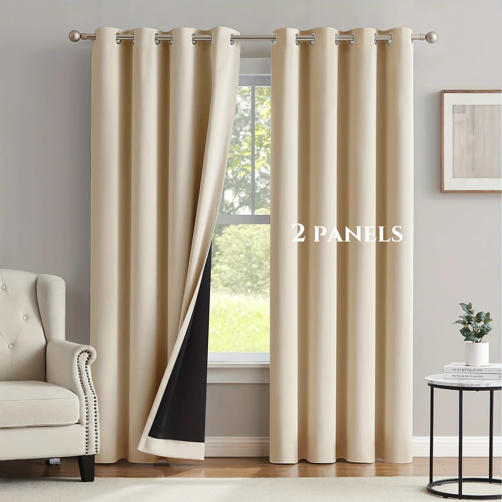 Modern 100% Blackout Curtains | Total Room Darkening & Privacy