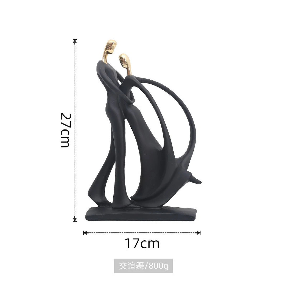 Scandinavian Abstract Dancer Sculpture - Modern Home Decor