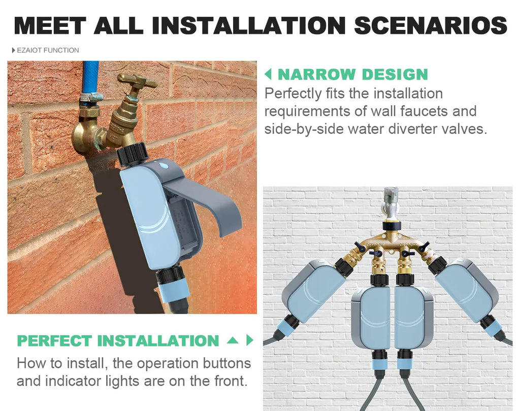 Smart WiFi Garden Watering Timer – Tuya Automatic Sprinkler & Drip System