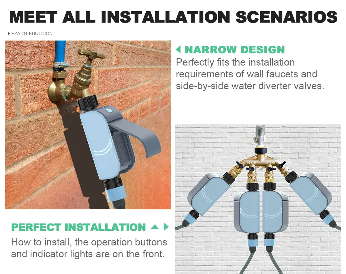 Smart WiFi Garden Watering Timer – Tuya Automatic Sprinkler & Drip System