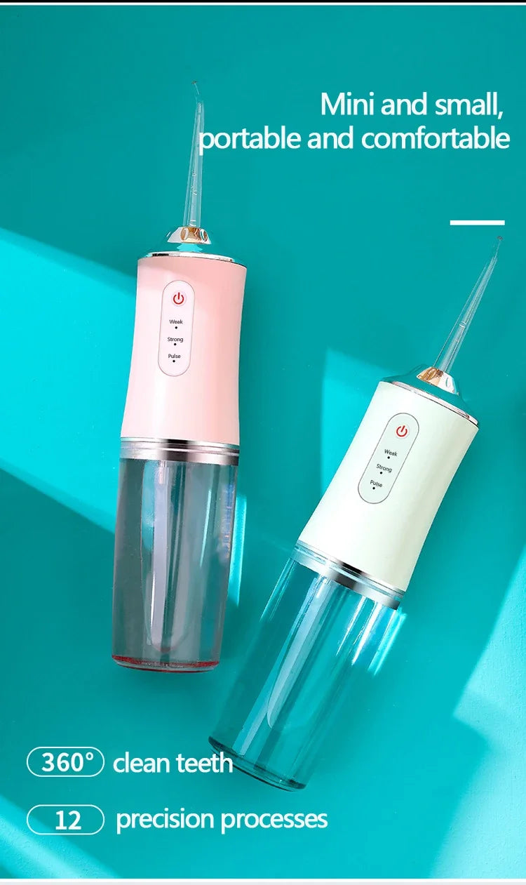 Oral Irrigator Dental Water Jet Flosser - Teeth Whitening & Cleaning Tool