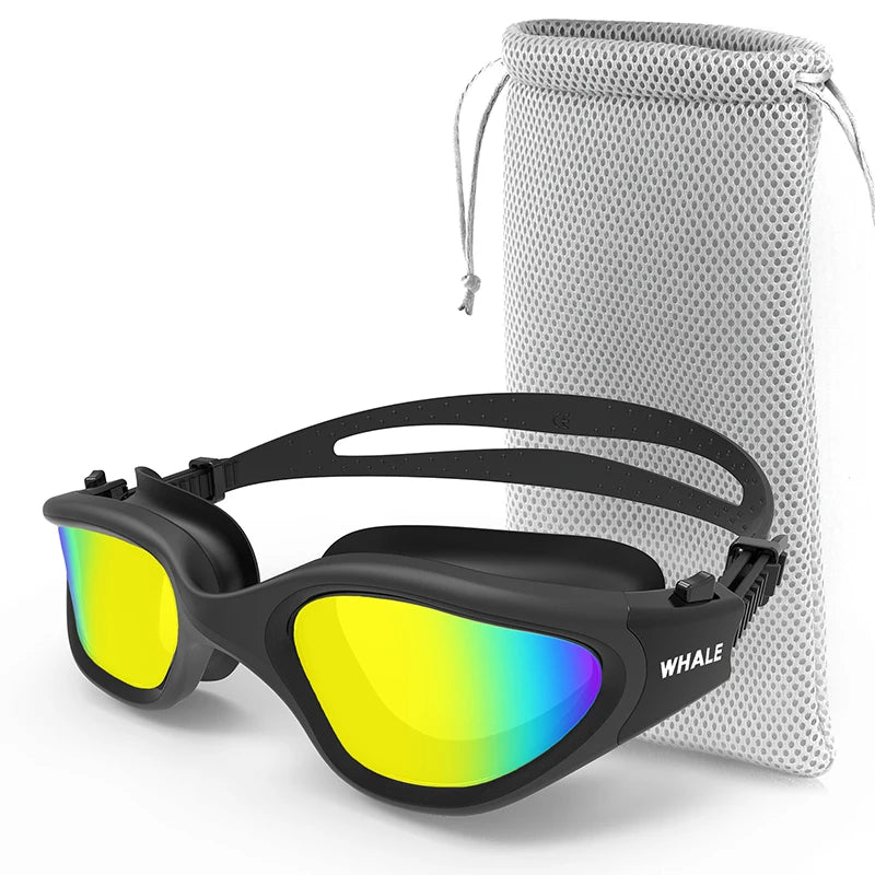 Polarized Swimming Goggles for Adults - Anti-Fog & UV Protection