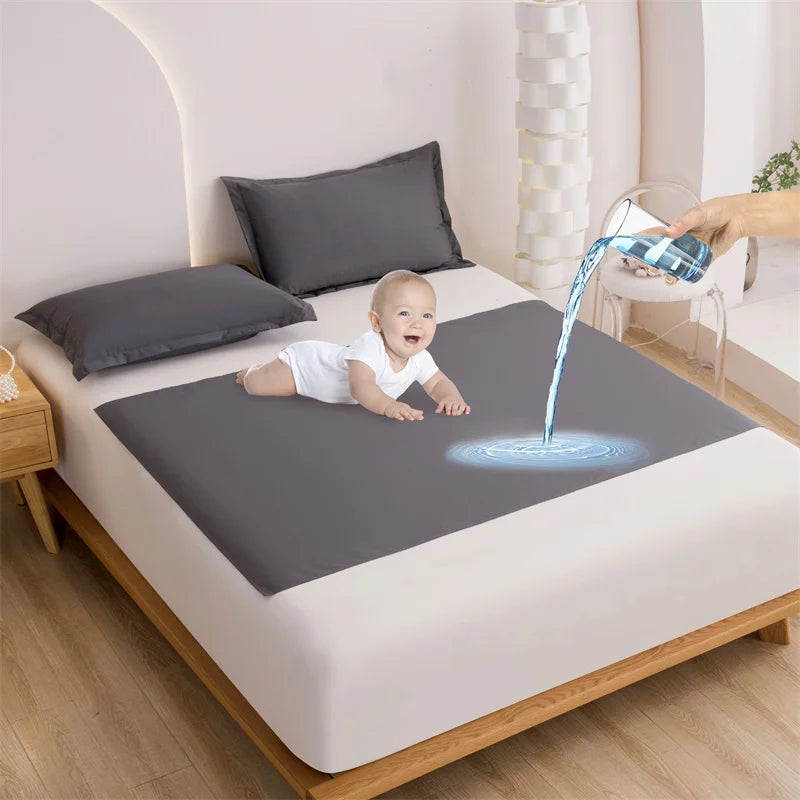 Vabena TPU Waterproof Mattress Protector – Bed Pad for All Ages