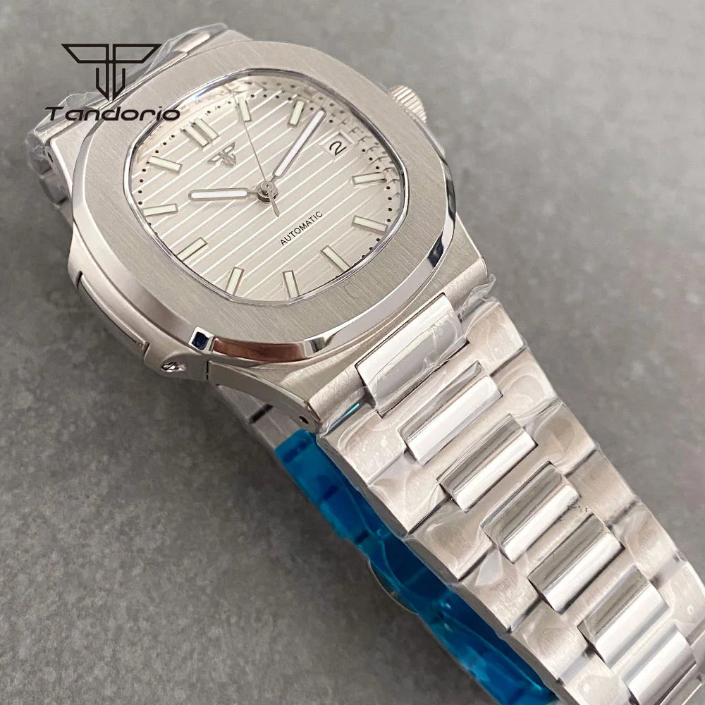 Tandorio Square Automatic Watch - Sapphire, Lume, NH35