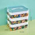 Lego Storage Box | Kids Toy Organizer | Building Block Sort Container
