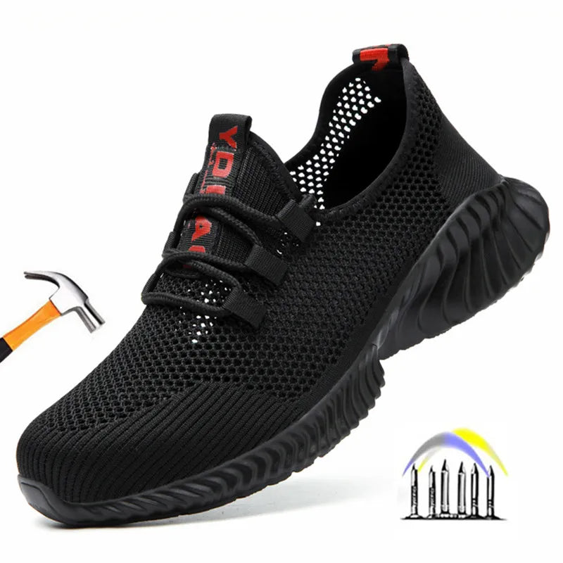 Iairay Lightweight Hyper-Breathable Summer Work Shoes