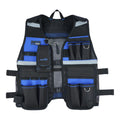 MELOTOUGH Reflective Safety Tool Vest with Removable Phone Holder - High Visibility Workwear