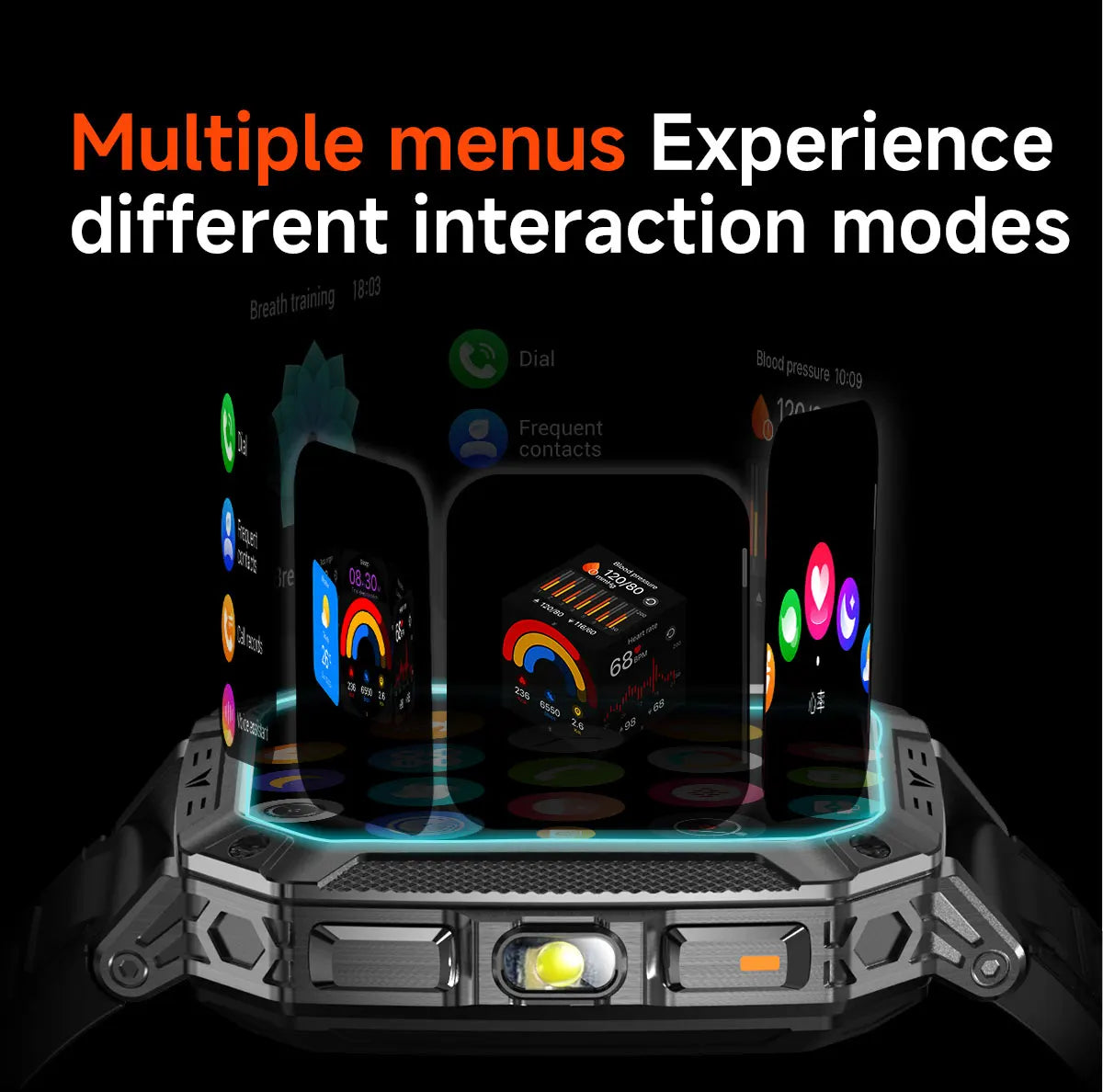 Apex Outdoor Smartwatch | GPS, Flashlight, AMOLED, 10ATM - Your Ultimate Adventure Companion