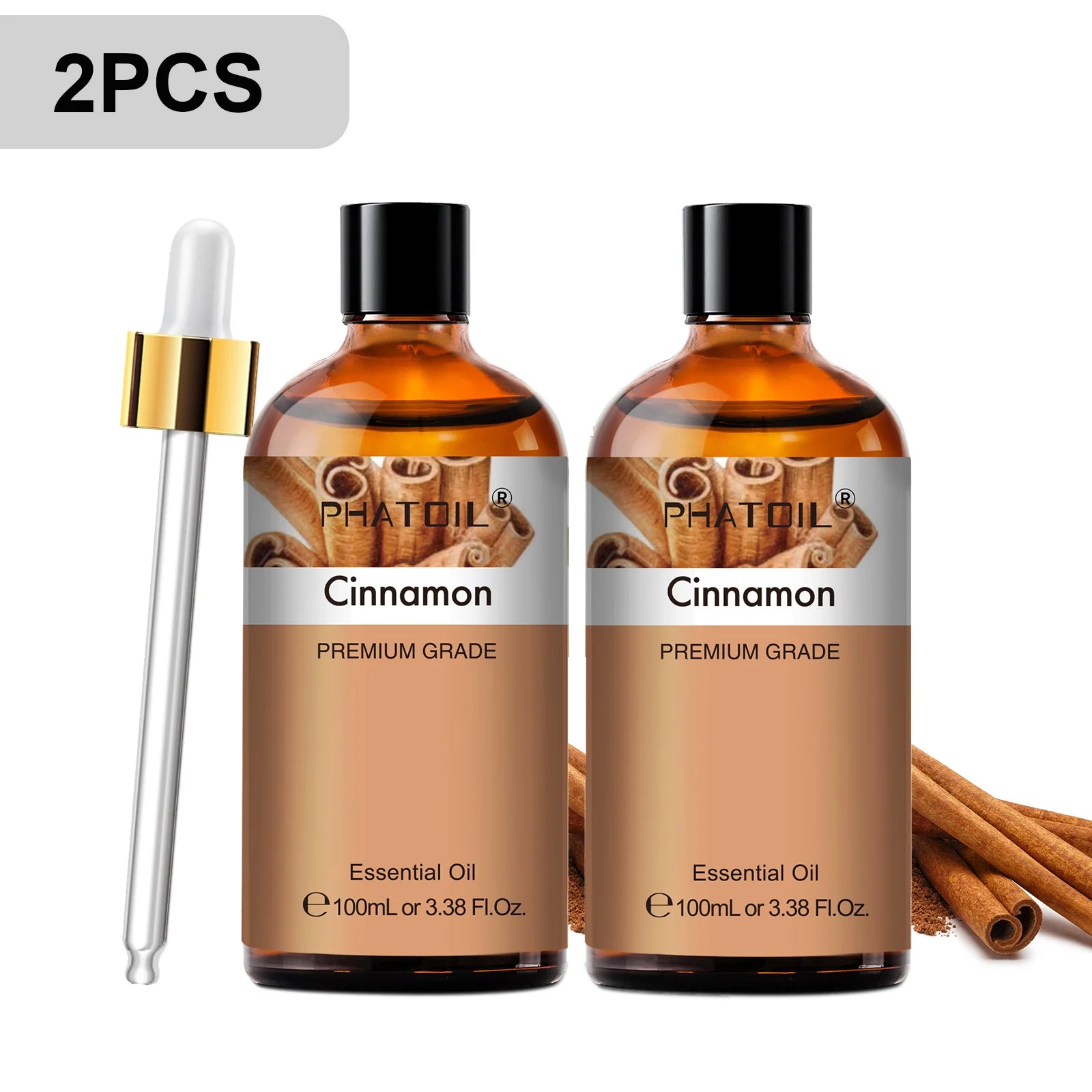 PHATOIL Premium Essential Oil Blend - Sandalwood, Lavender, Eucalyptus, Peppermint