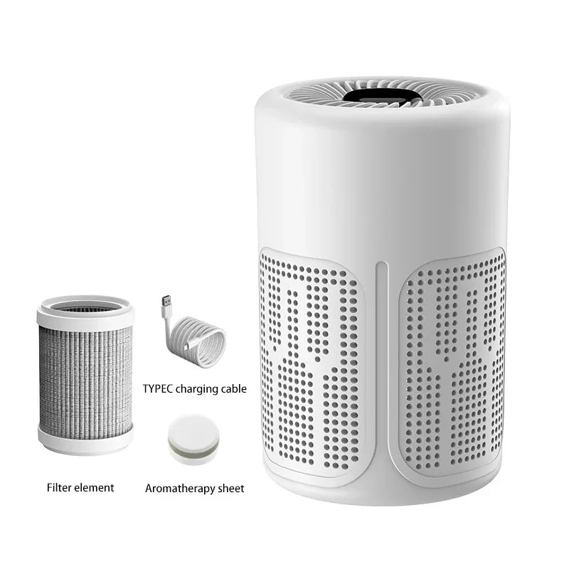 TINSOL Mini Air Purifier - HEPA Filter & Negative Ion Technology