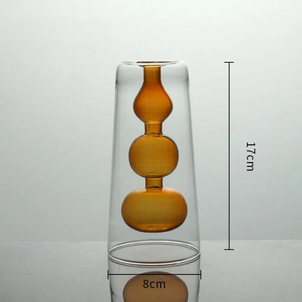 Creative Glass Vases, Hydroponic Planters & Decorative Bottles for Home & Wedding