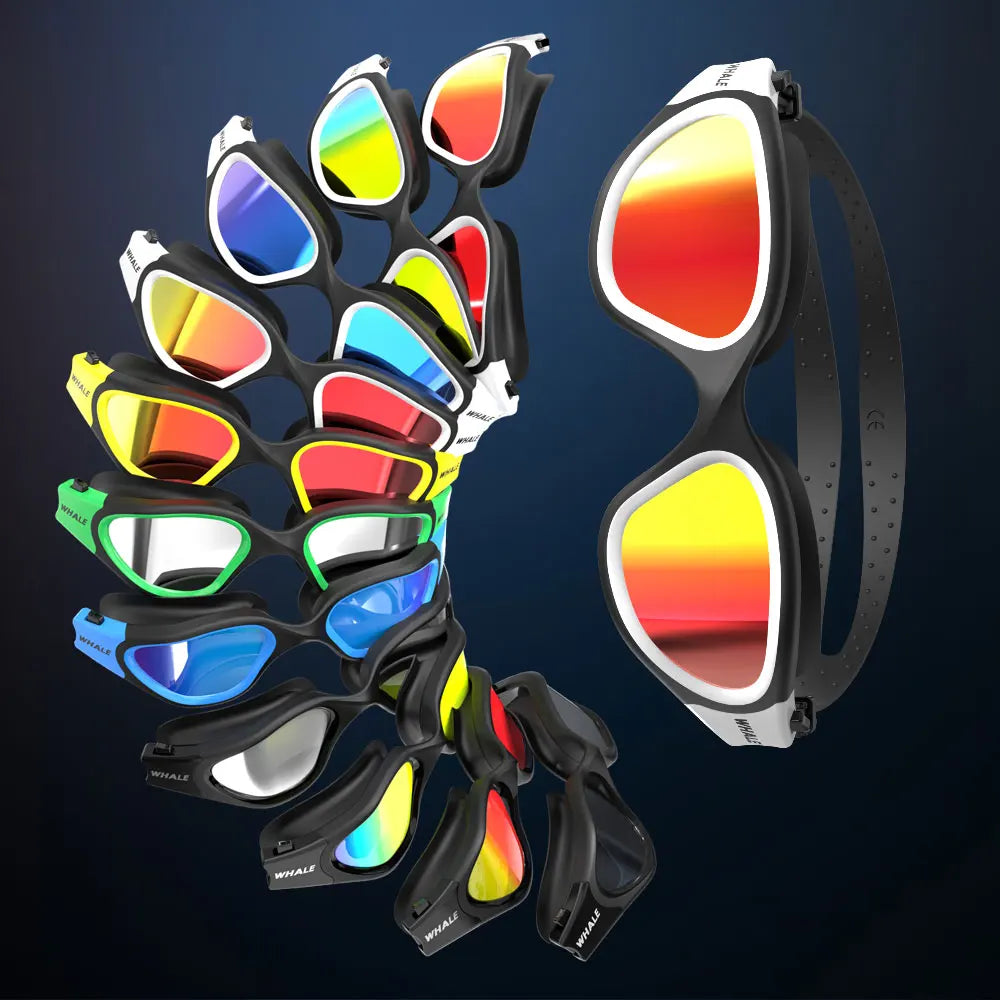 Polarized Swimming Goggles for Adults - Anti-Fog & UV Protection