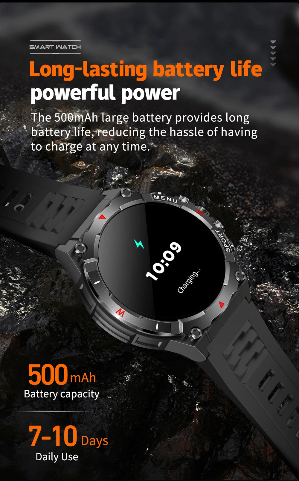 COLMI V76 GPS Smartwatch | Ultra AMOLED & Bluetooth Call