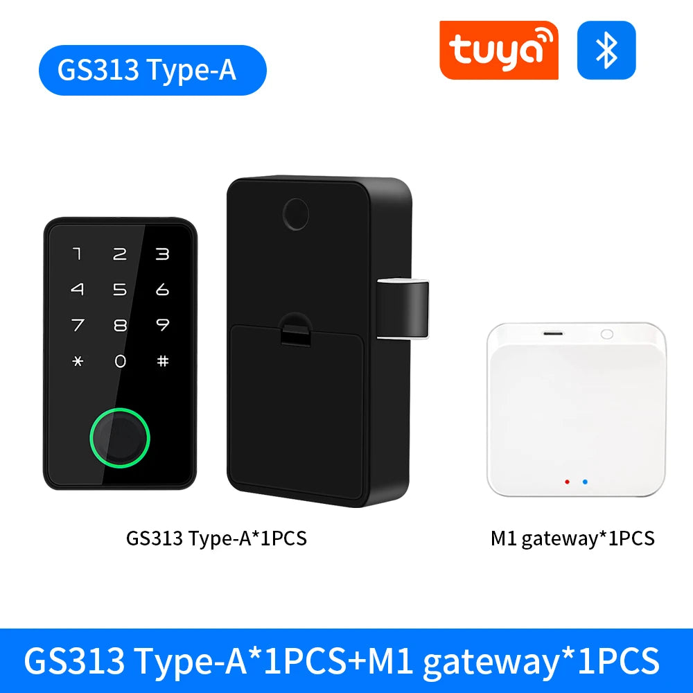 Invisible Biometric Drawer Lock - Smart Bluetooth & IC Card Security