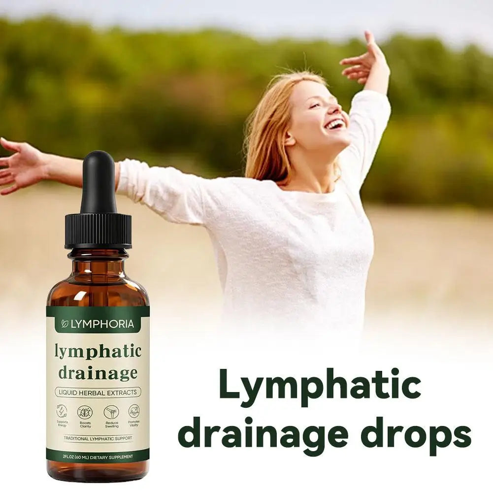 Natural Herbal Lymphatic Drainage Liquid for Vitality & Clarity