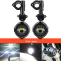High-Performance Auxiliary LED Fog Lights for BMW R1200GS F800GS K1600 & Universal Motorcycles | 40W 6000K