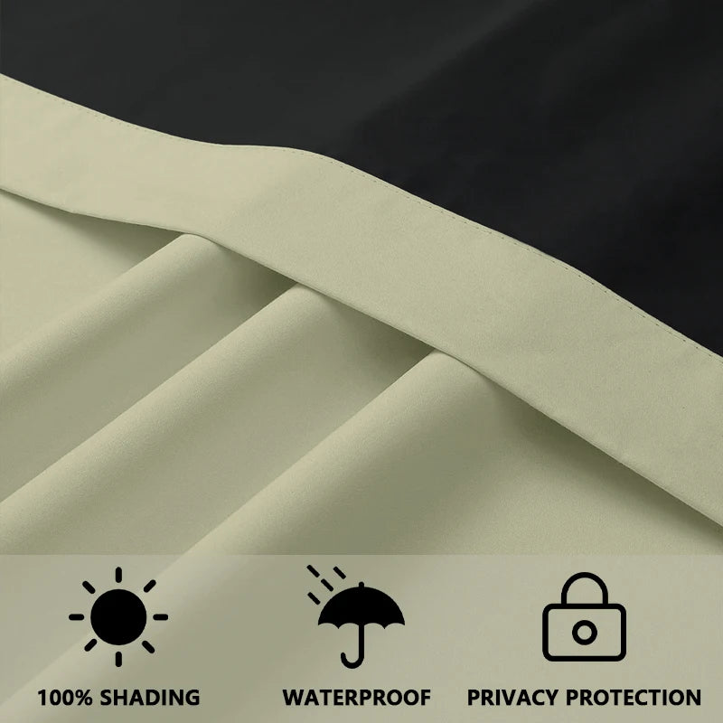 High Shade Waterproof Thermal Curtains for Indoor & Outdoor Living