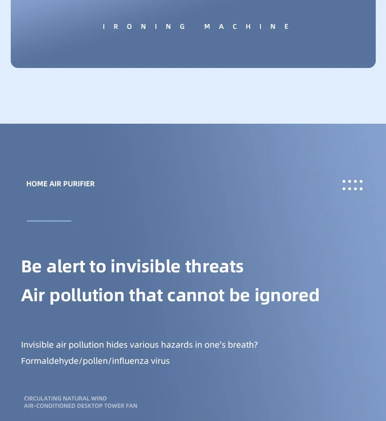 TINSOL Mini Air Purifier - HEPA Filter & Negative Ion Technology