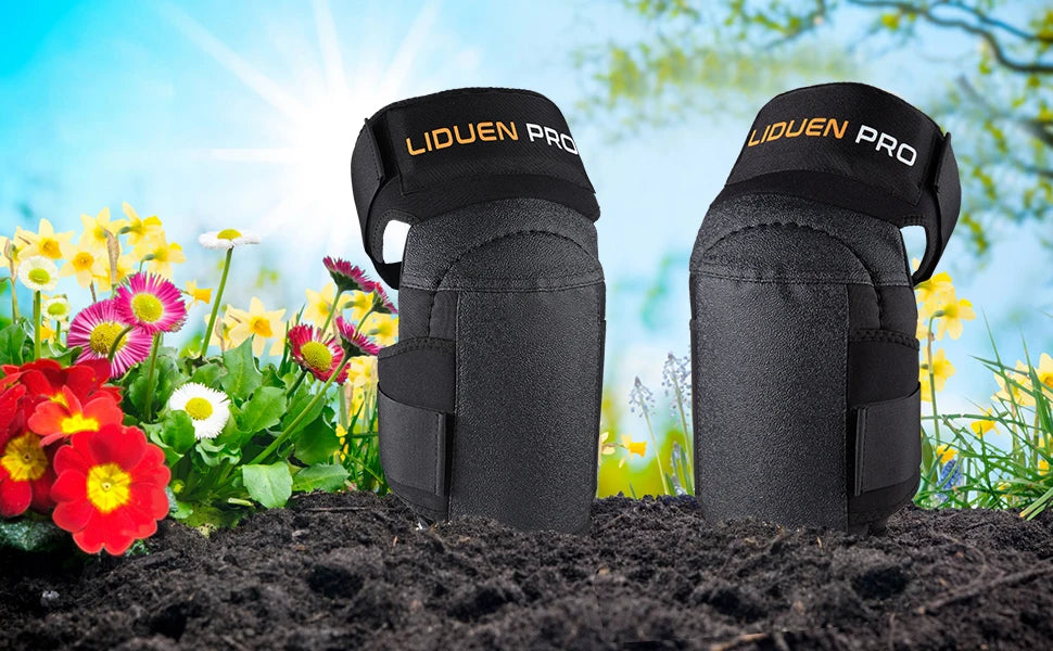 Flooring Knee Pads - Extra-Wide Gel & Foam Cushion, Anti-Slip