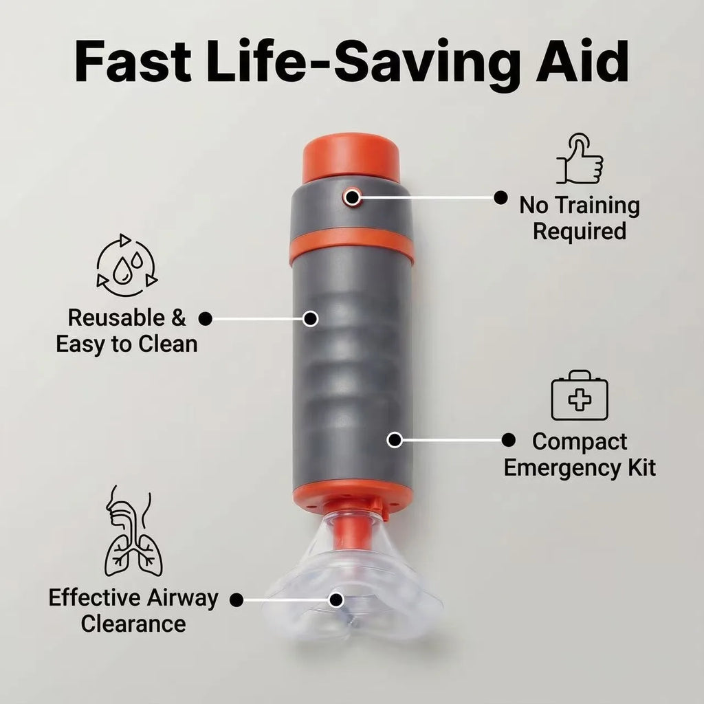 Heimlich Anti-Choking Device | Portable First Aid for Asphyxia