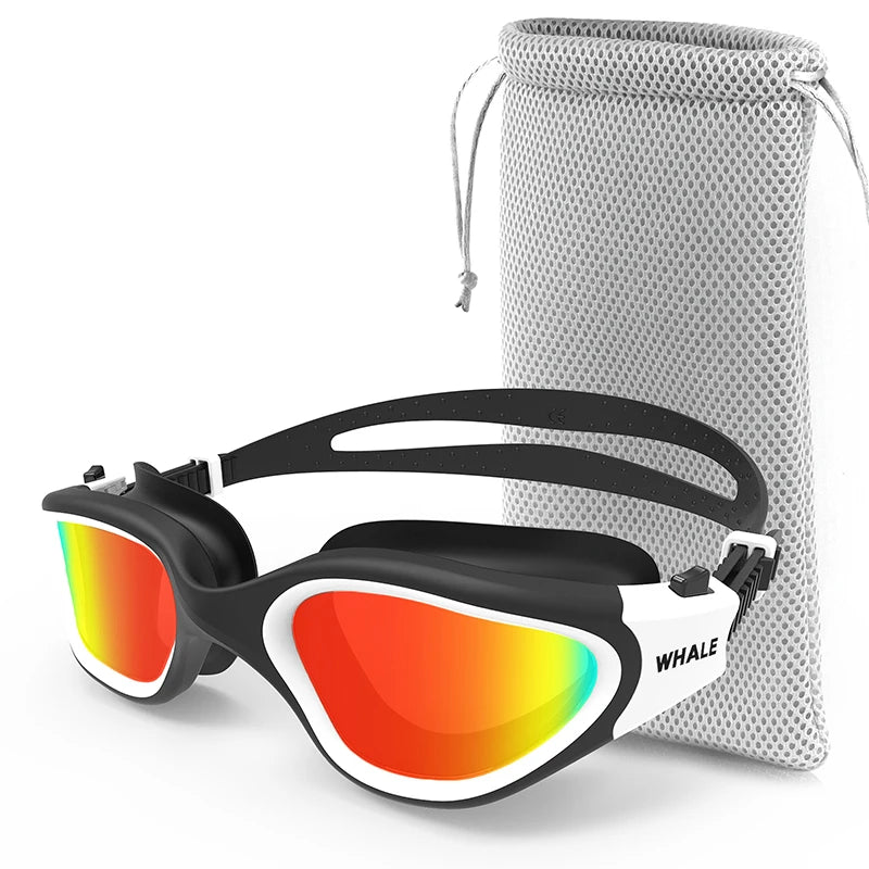 Polarized Swimming Goggles for Adults - Anti-Fog & UV Protection