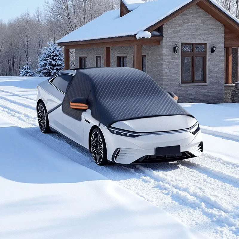 Vabena Car Windshield Snow Cover - All-Season 3 Window Sun Blocker