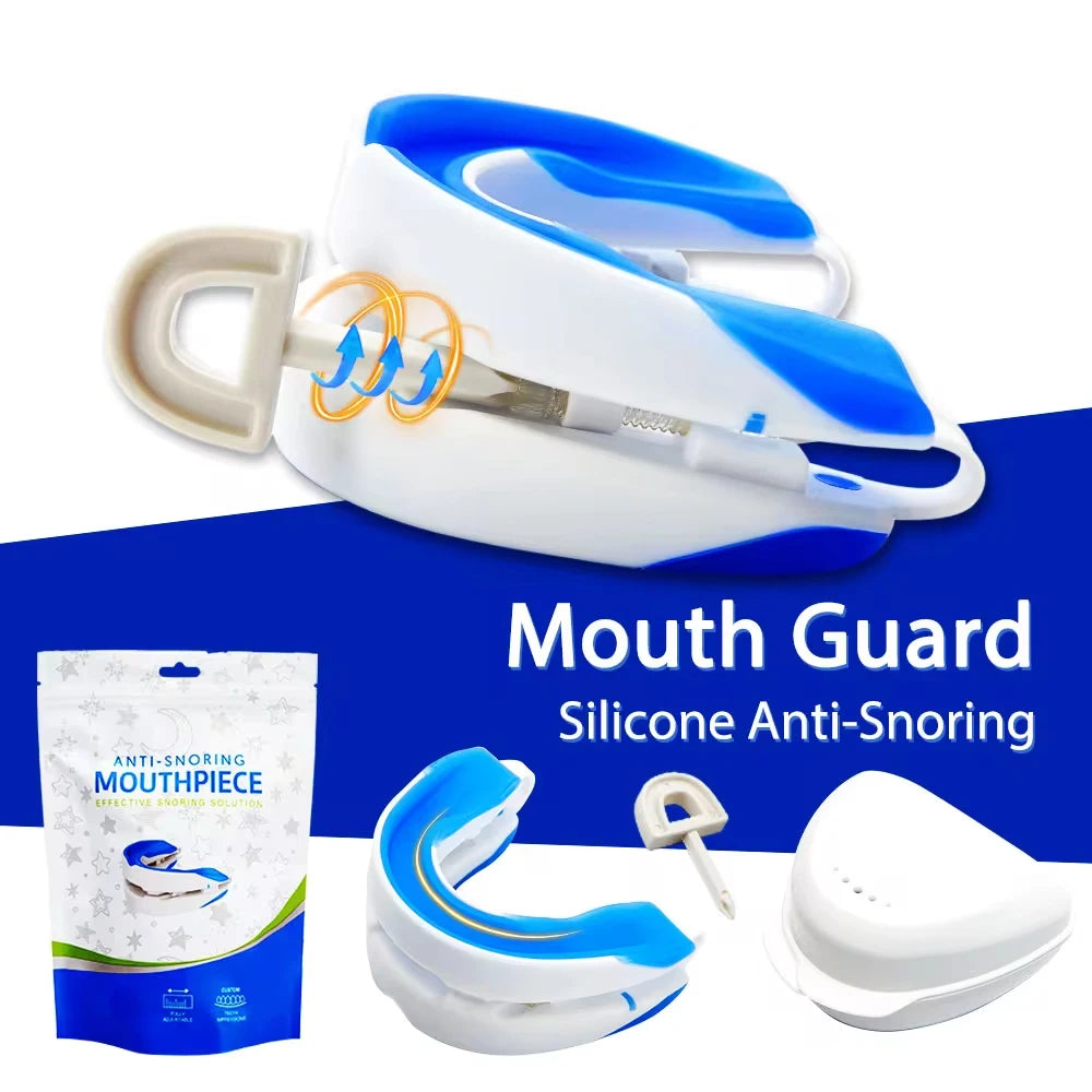 Silicone Anti-Snore Mouthpiece - Bruxism & Apnea Relief
