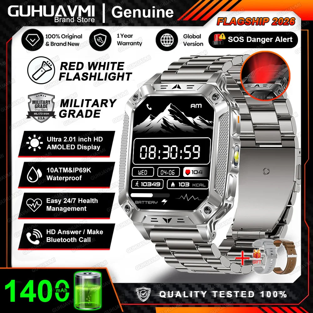 Apex Outdoor Smartwatch | GPS, Flashlight, AMOLED, 10ATM - Your Ultimate Adventure Companion