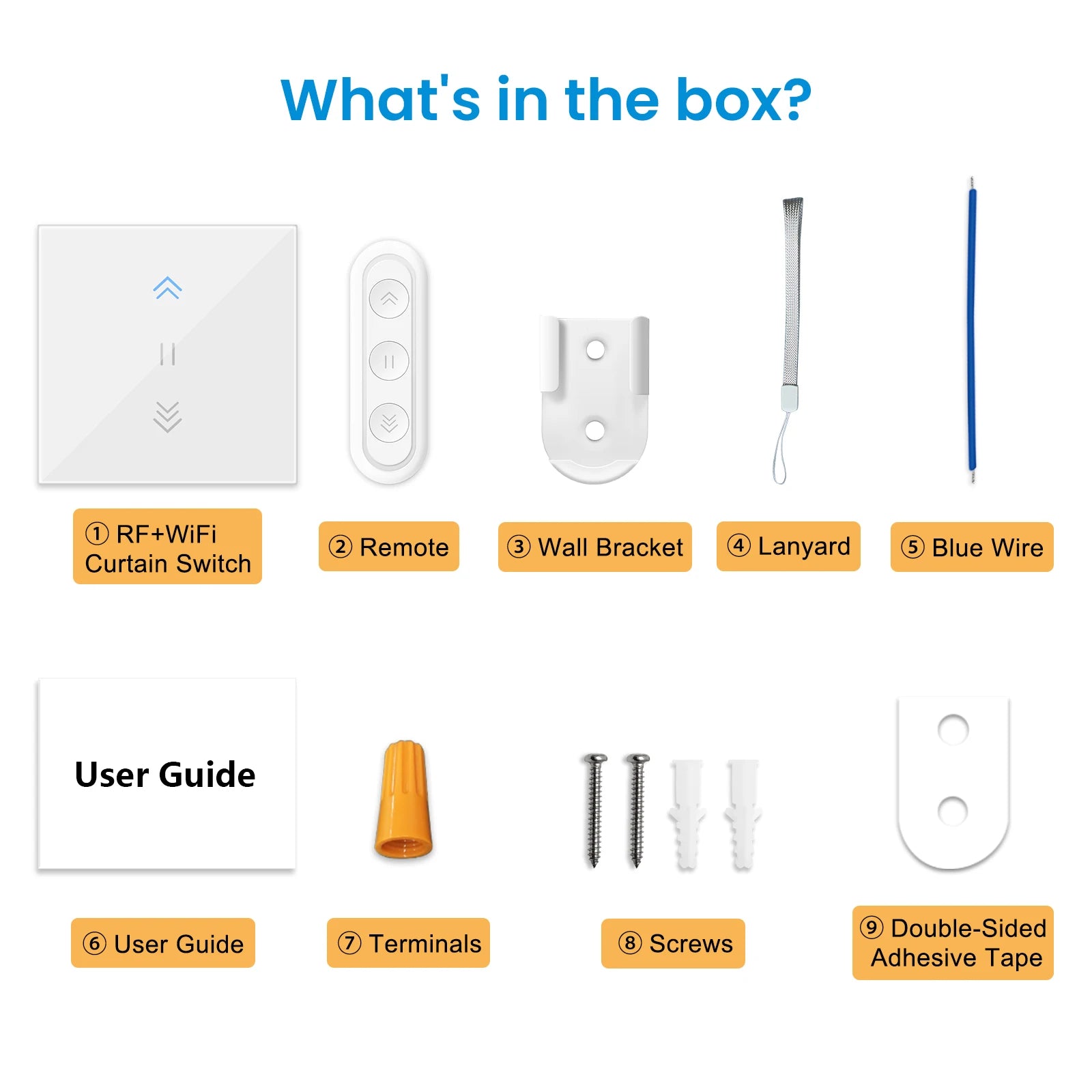 LoraTap WiFi Smart Blinds Switch - App & Voice Control for Modern Homes