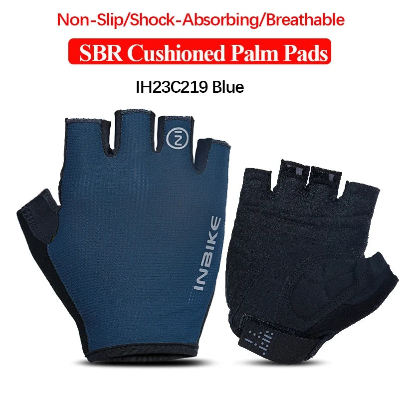 INBIKE Shockproof Gel Pad Cycling Gloves - Half Finger Summer Sport
