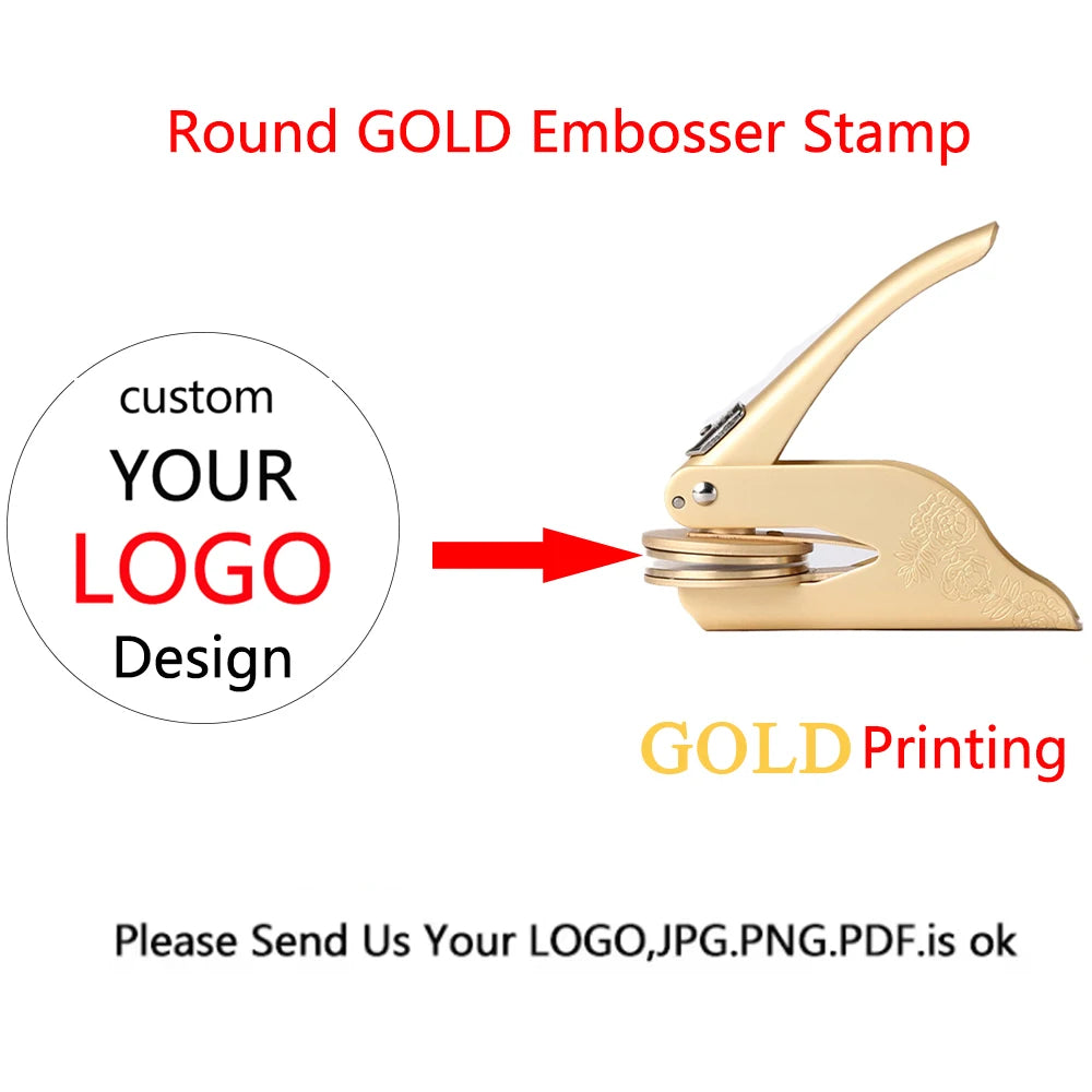 Custom Embosser Stamp for Books, Weddings & Invitations | DIY Seal