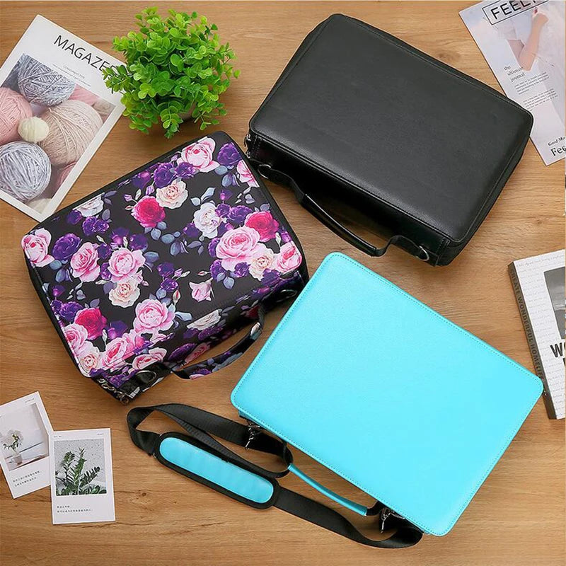 Vabena Large Capacity 168/224 Slot Pencil Case - Felt Marker Storage Organizer