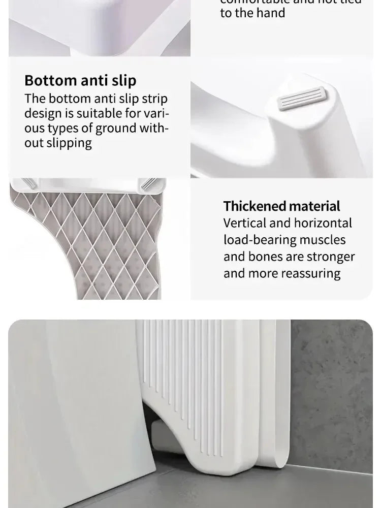 Ergonomic Squatty Potty Toilet Stool for Kids, Pregnant Women & Elderly – Bathroom Foot Stand