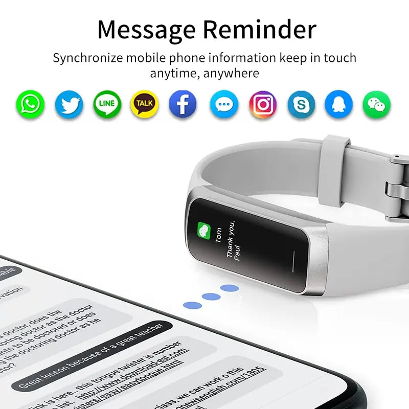 LIGE AMOLED Smartwatch - Heart Rate & Fitness Tracker