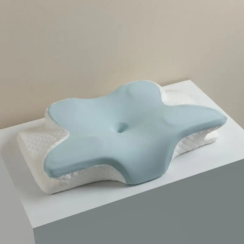 Cooling Memory Foam Cervical Pillow - Ergonomic Butterfly Neck Support