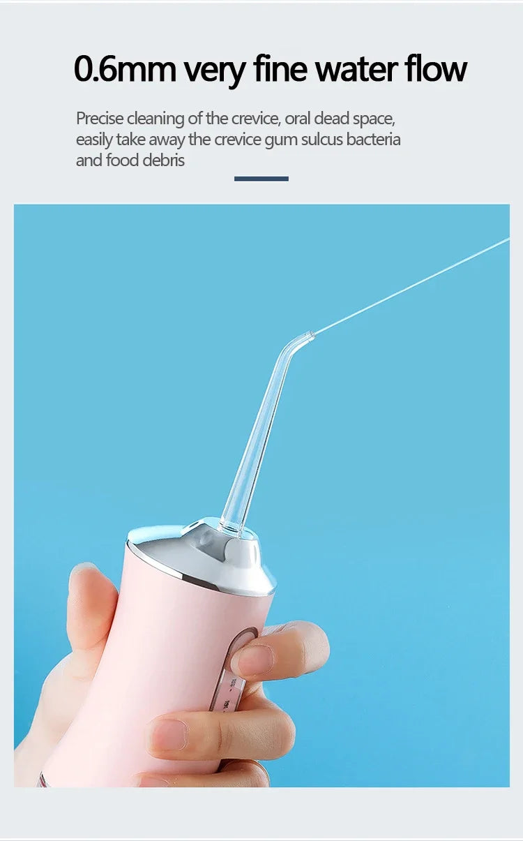 Oral Irrigator Dental Water Jet Flosser - Teeth Whitening & Cleaning Tool
