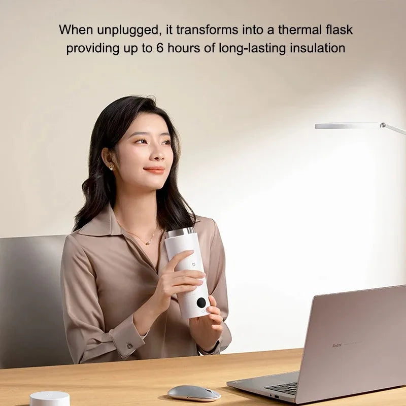 Mijia Portable Electric Kettle 2, Travel Thermos Cup, Smart Temperature 350ml