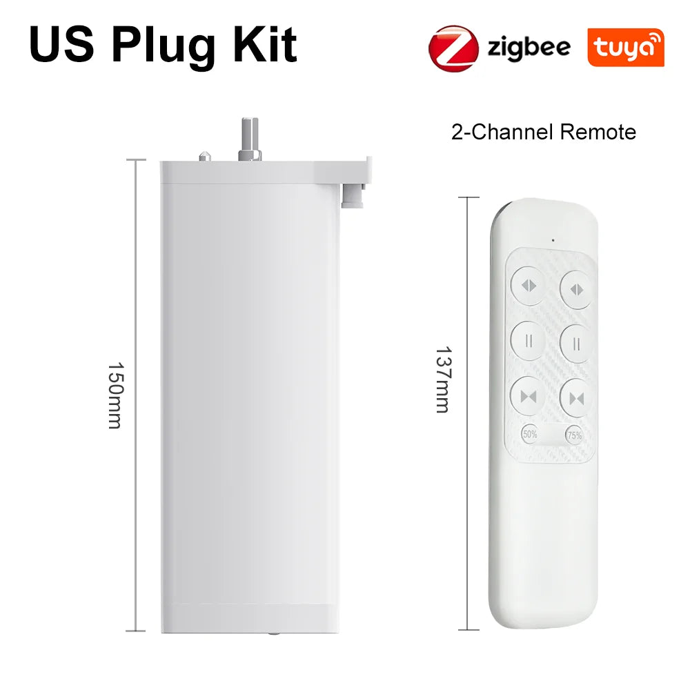 Silent Tuya Smart Curtain Motor | Automated Window Blinds