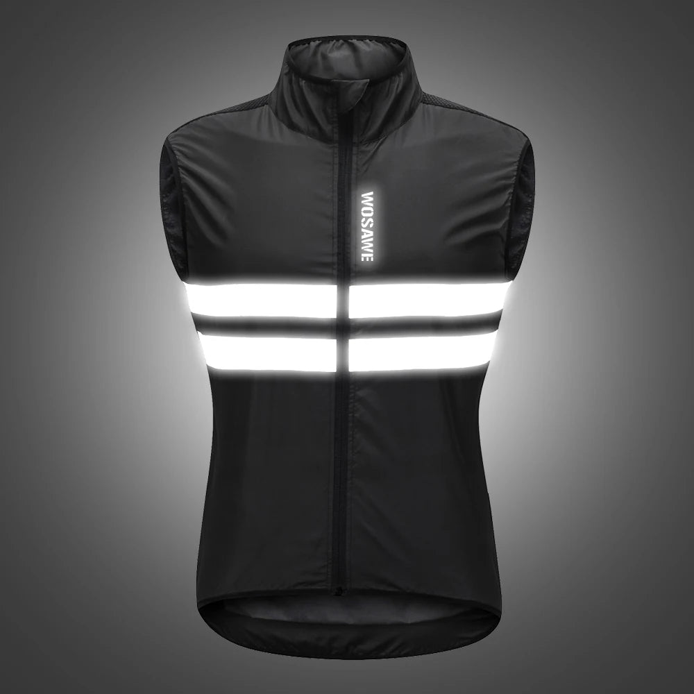 WOSAWE Ultralight Cycling Vest - Water & Wind Resistant Gilet